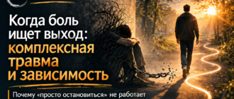 Когда боль ищет выход: комплексная травма и зависимость